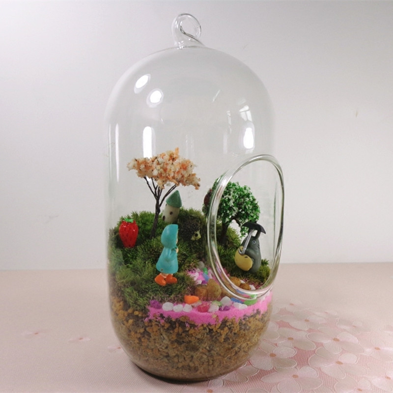 Terrarium Glass Bottle - 2pcs/pack 10*20cm Big Size Cylinder Glass