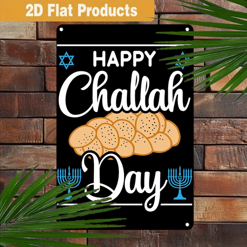 Home Decor Kitchen - CIFBUY Vintage Jewish Challah Menorah Aluminum