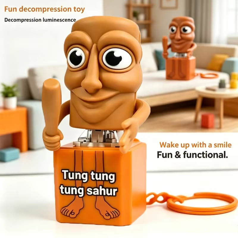 Home Decor Mod - New Tung Tung Tung Sahur Keychain