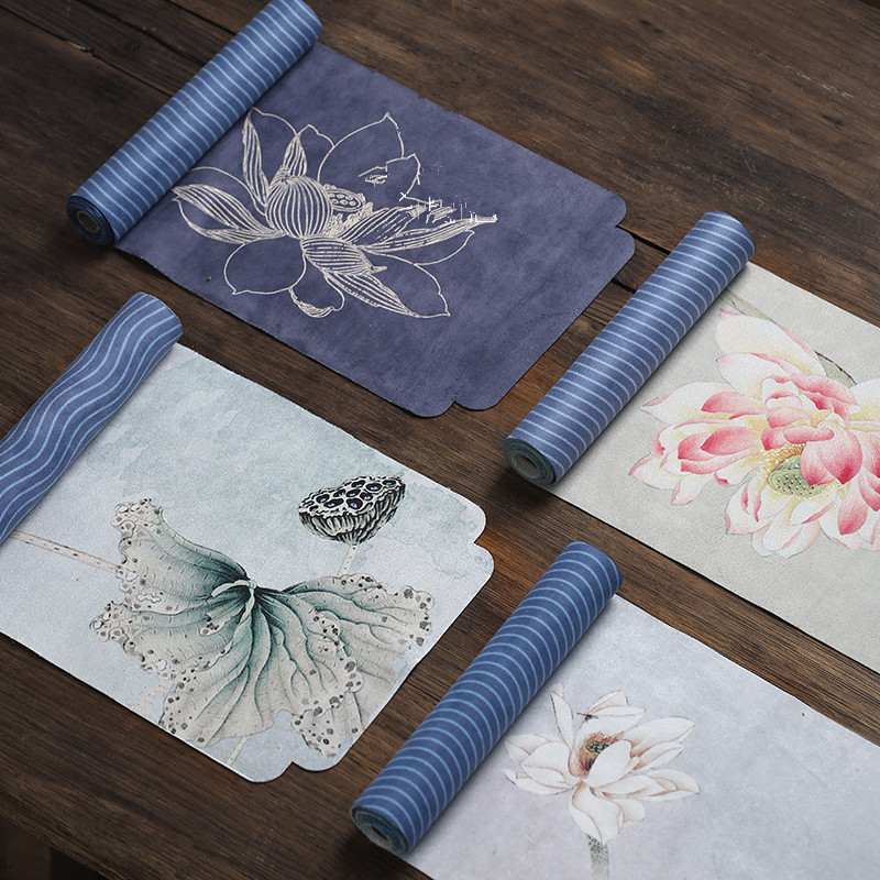 Linen Table Runner - Cotton Linen Crafts Table Runner Chinese-Style