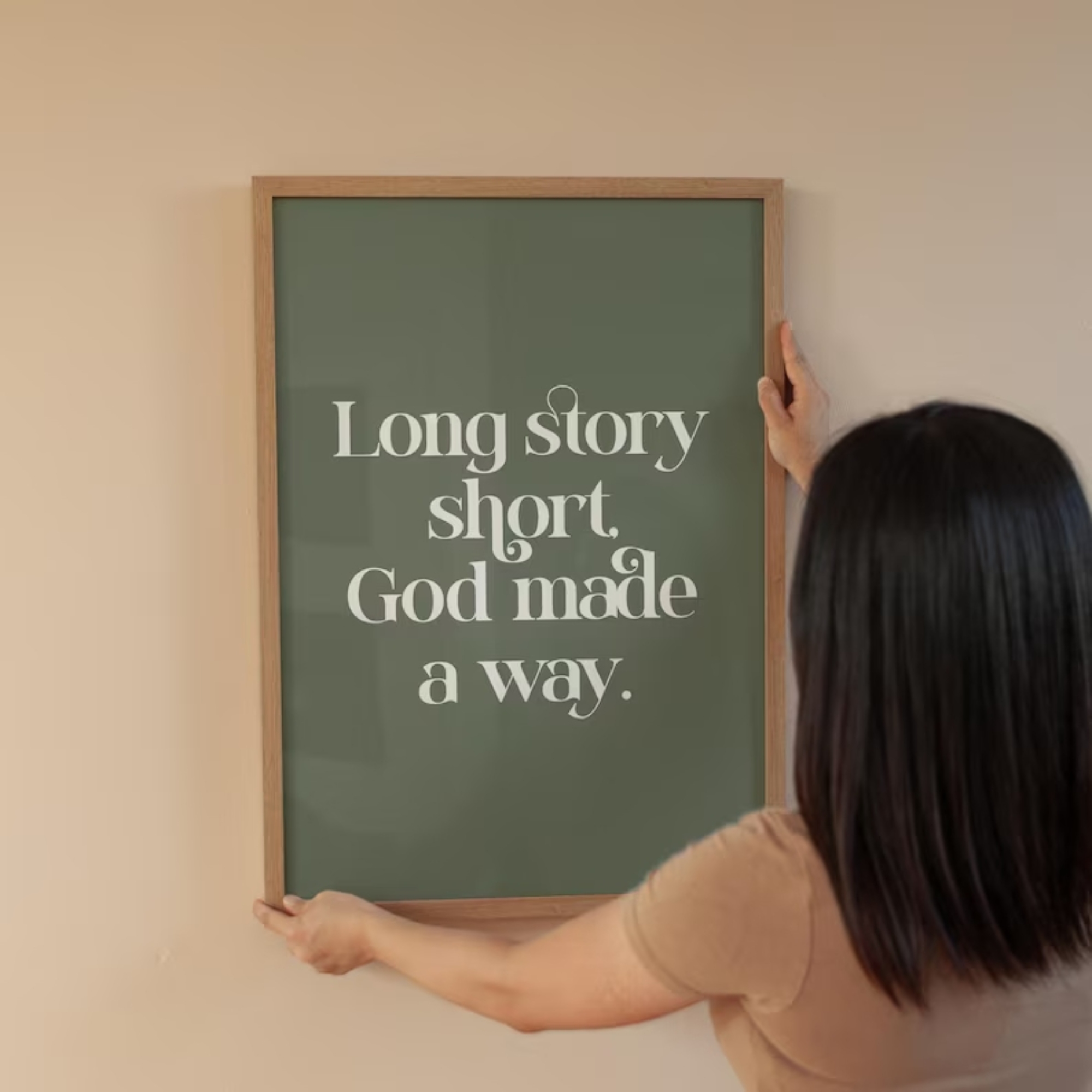 Long Story Short God Made A Wa - Home Decor Reviews ulasan dan harga
