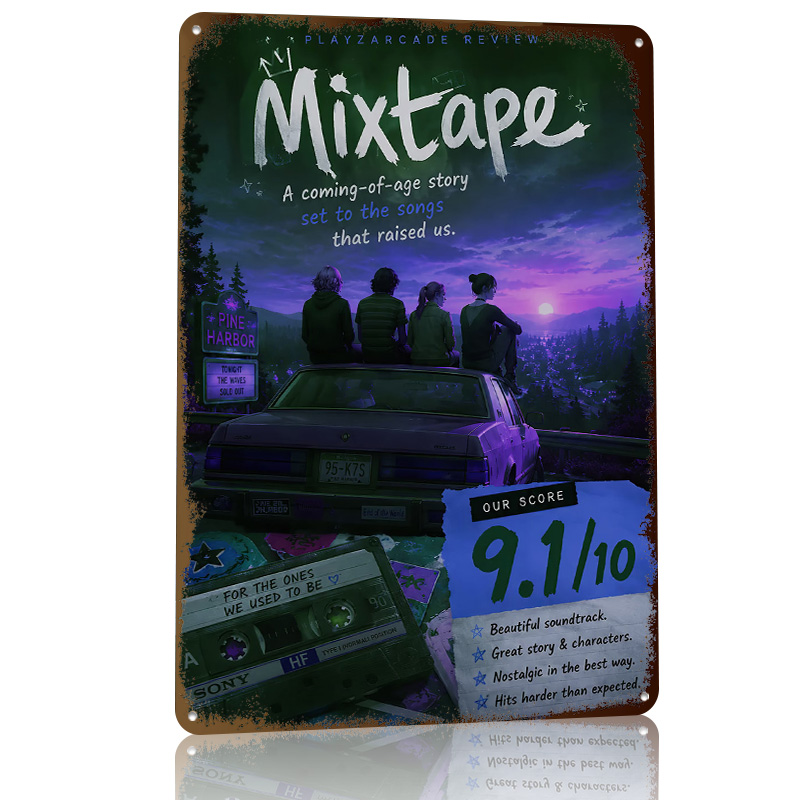Mixtape Game Review 3D Texture - Review Home Decor ulasan dan harga