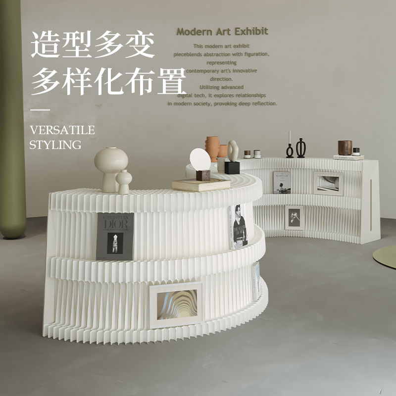 Folding Bookshelf Newspaper Sh - Home Decor Brochure ulasan dan harga