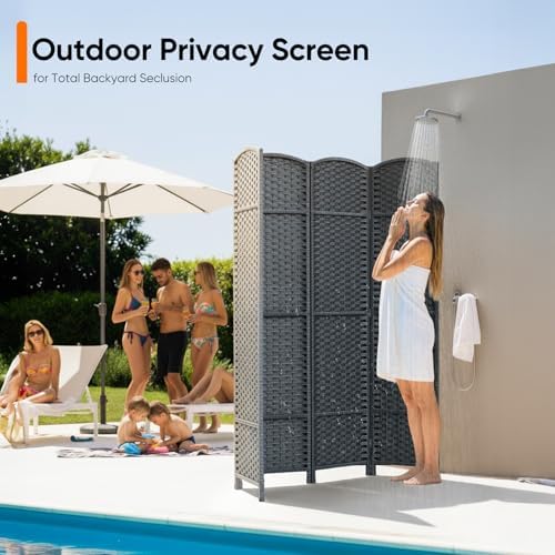 Outdoor Privacy Screen 4-Panel - H&M Home Decor ulasan dan harga
