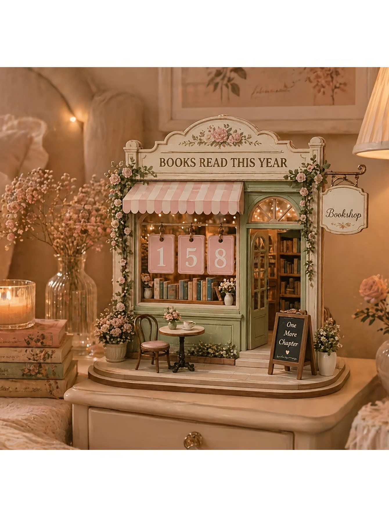 A Set of Wooden Retro Reading  - Home Decor Catalog ulasan dan harga