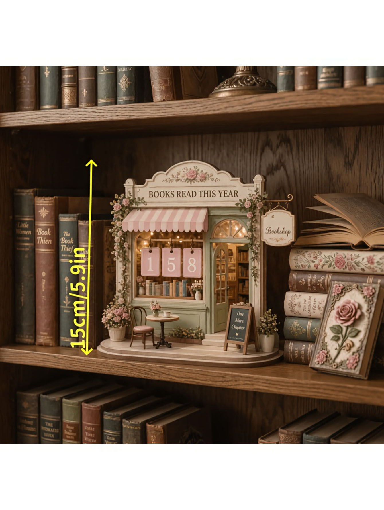 A Set of Wooden Retro Reading  - Home Decor Catalog ulasan dan harga
