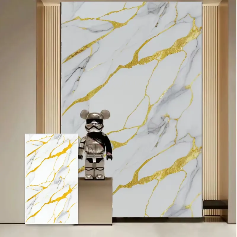 Waterproof Fireproof PVC Europ - Home Decor Wpc Panel ulasan dan harga
