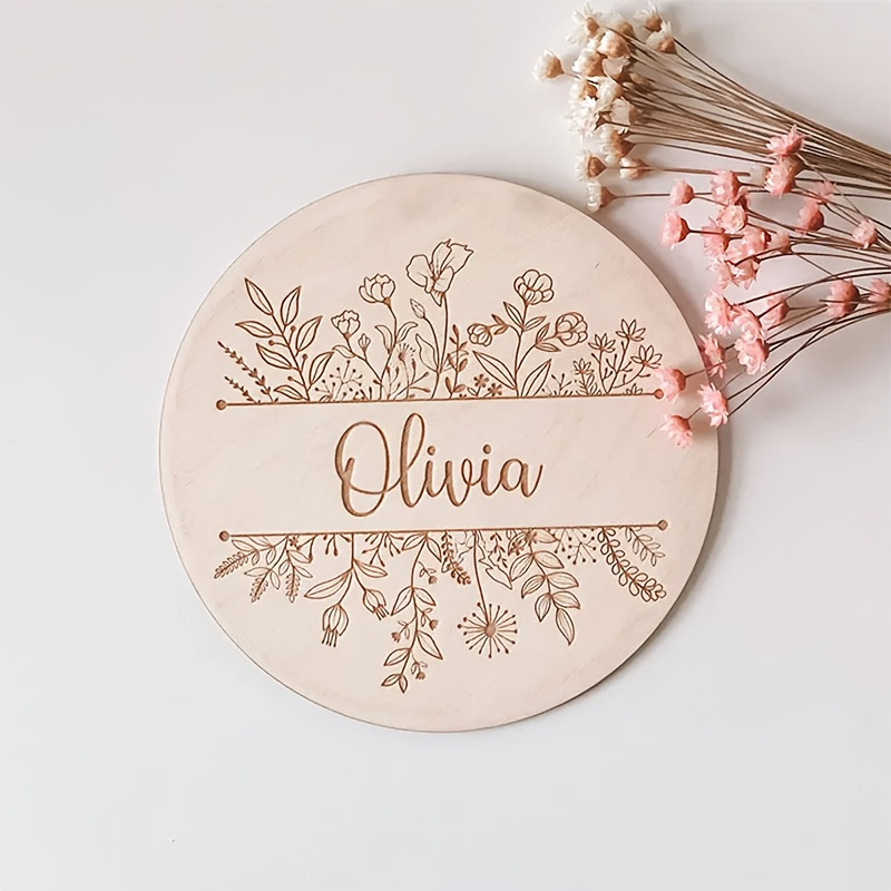 Personalized Floral Engraved N - Home Decor For Wedding ulasan dan harga