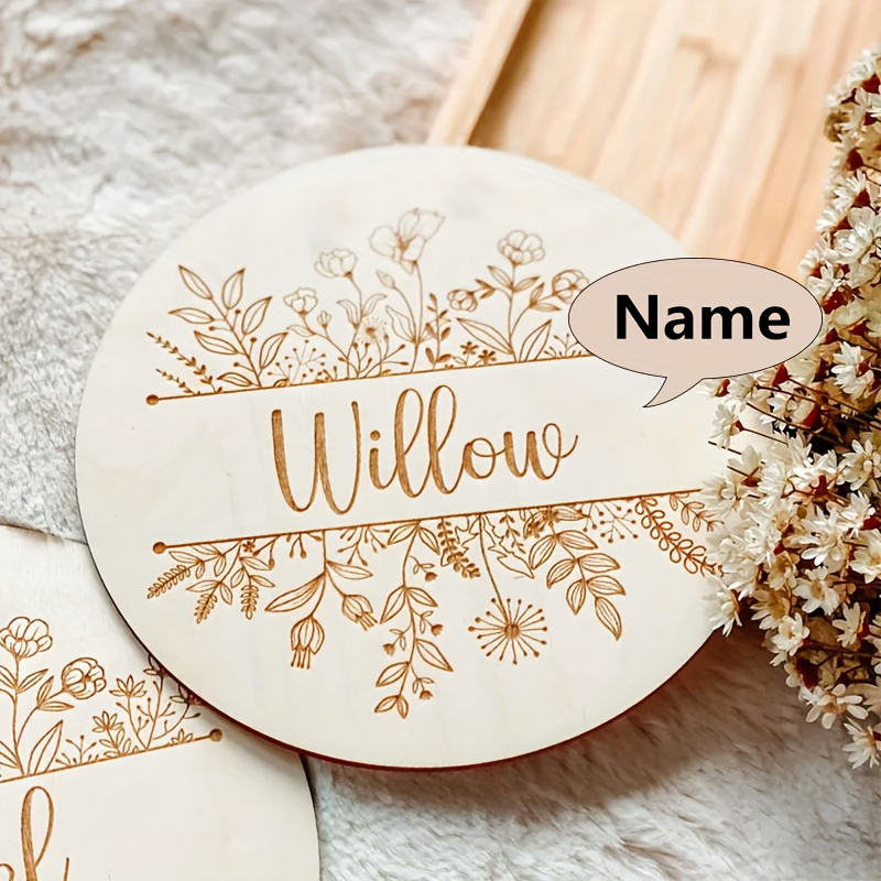 Personalized Floral Engraved N - Home Decor For Wedding ulasan dan harga