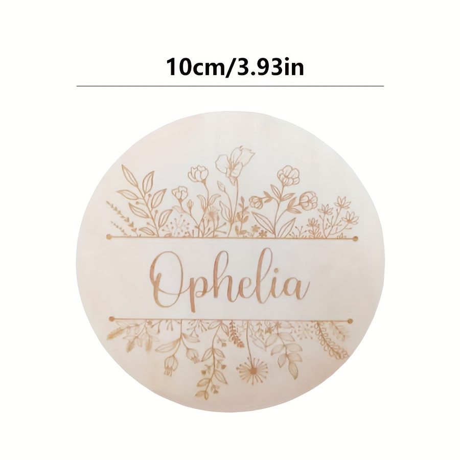 Personalized Floral Engraved N - Home Decor For Wedding ulasan dan harga