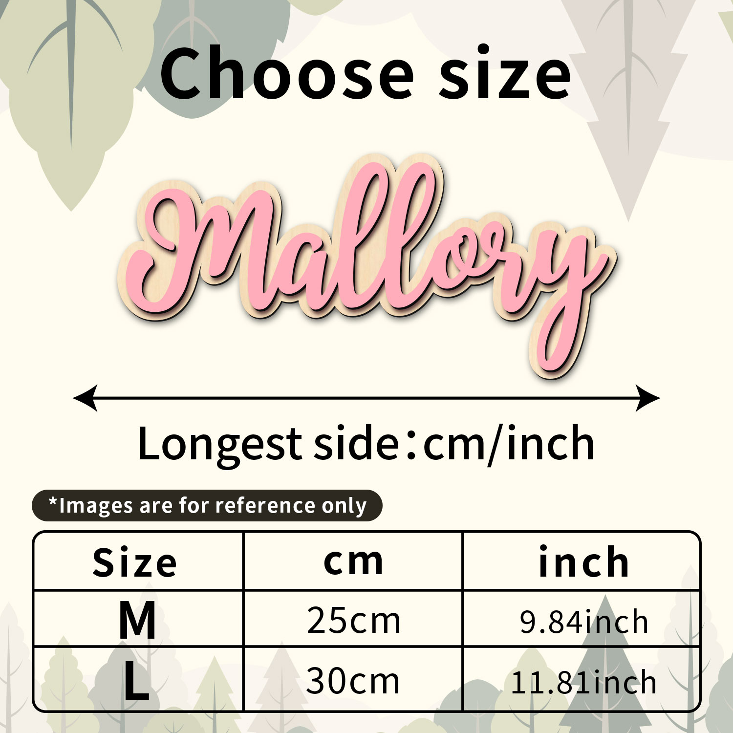 1 Personalized Double-layer Wo - Home Decor For Wedding ulasan dan harga