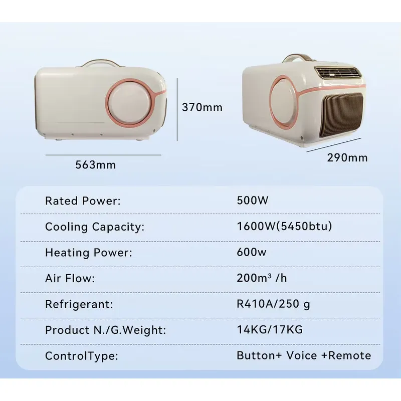 12V 24V Portable Car Air Condi - H&M Home Decor ulasan dan harga