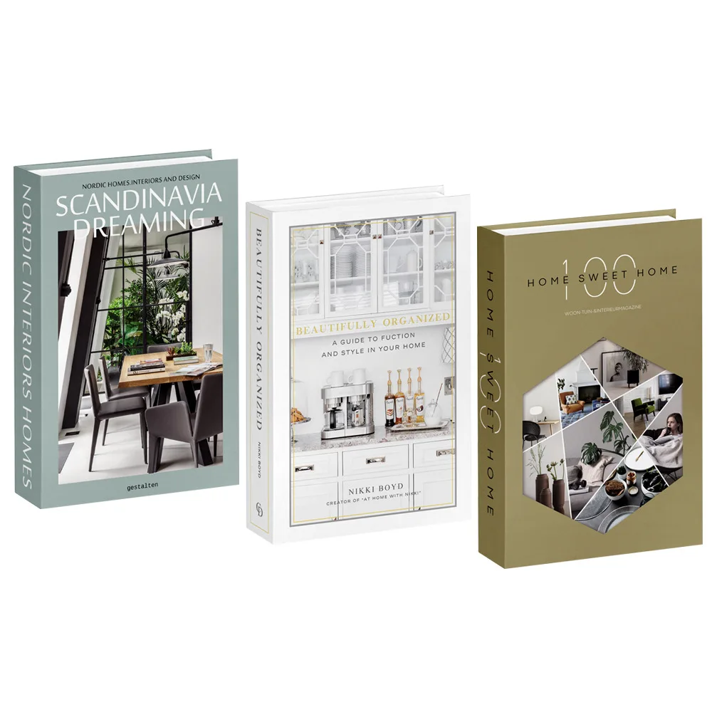 3pcs/lot Simulation Books for  - Home Decor Catalog ulasan dan harga
