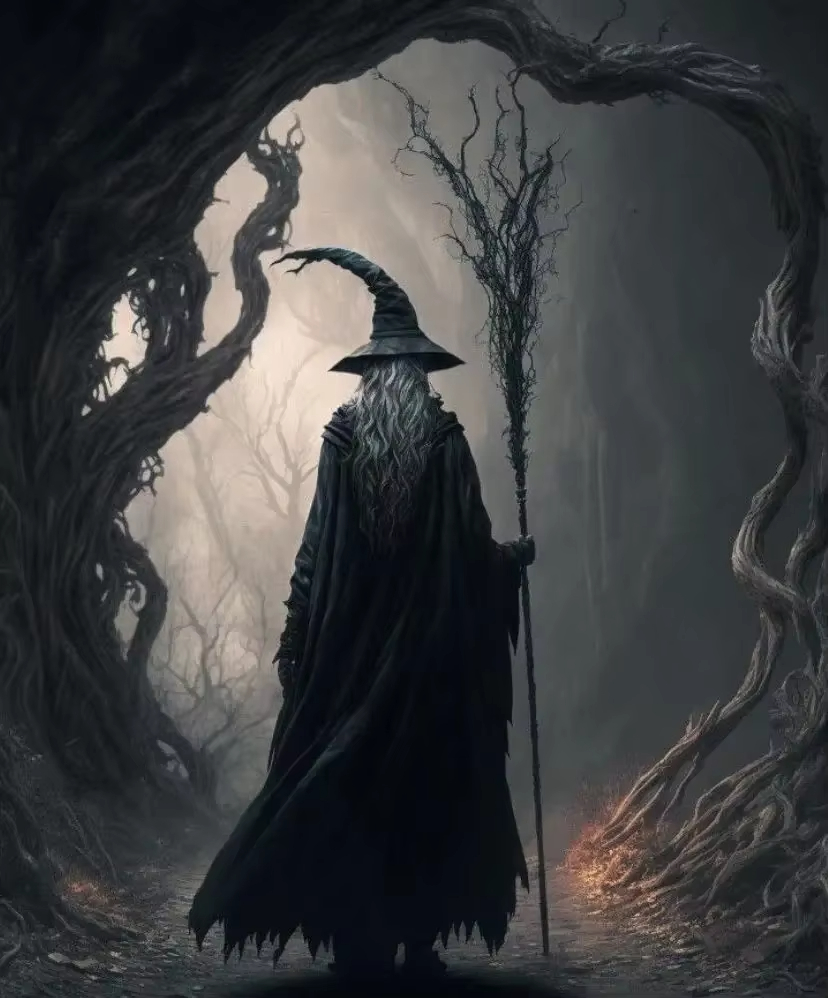 Dark Academia Art The Witch De - Home Decor Gothic ulasan dan harga