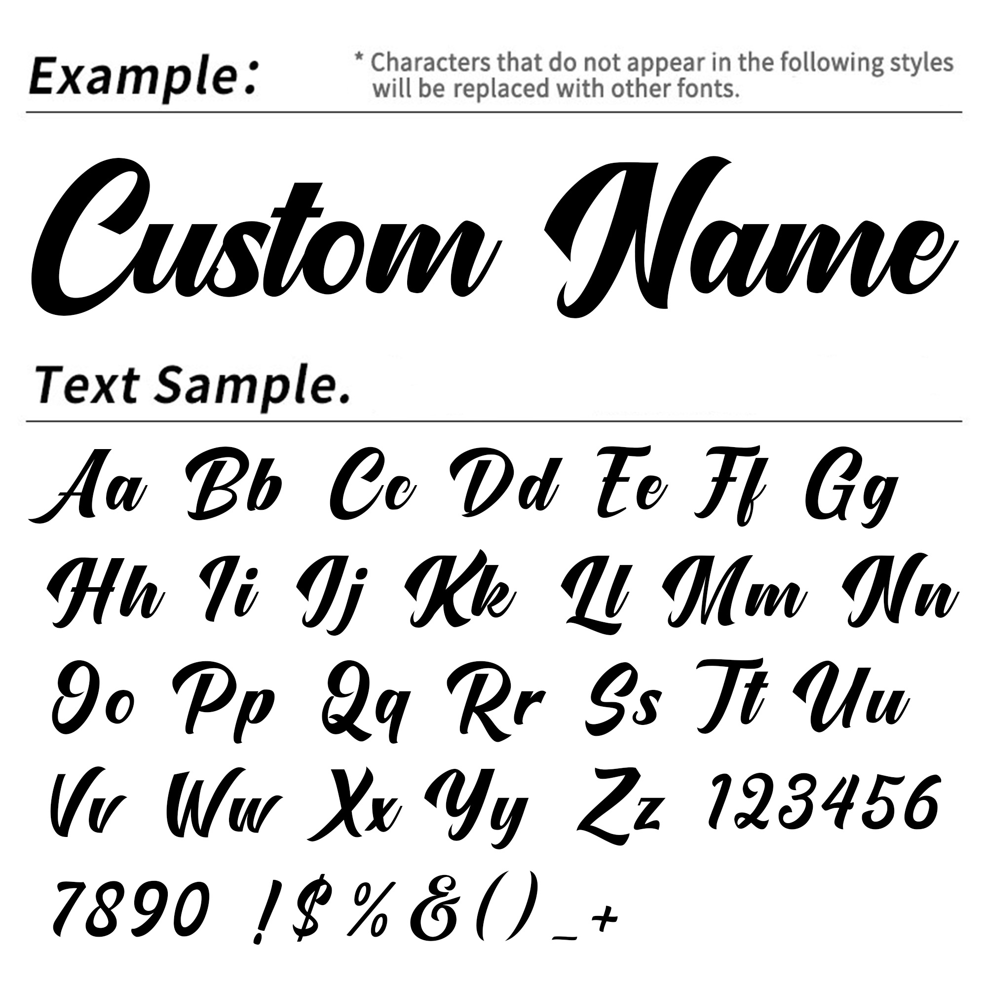 3PCS Custom Name Stickers Pers - Home Decor For Wedding ulasan dan harga