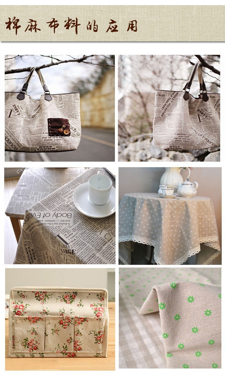 TERAMILA Poster Design Sewing  - Linen Table Runner ulasan dan harga