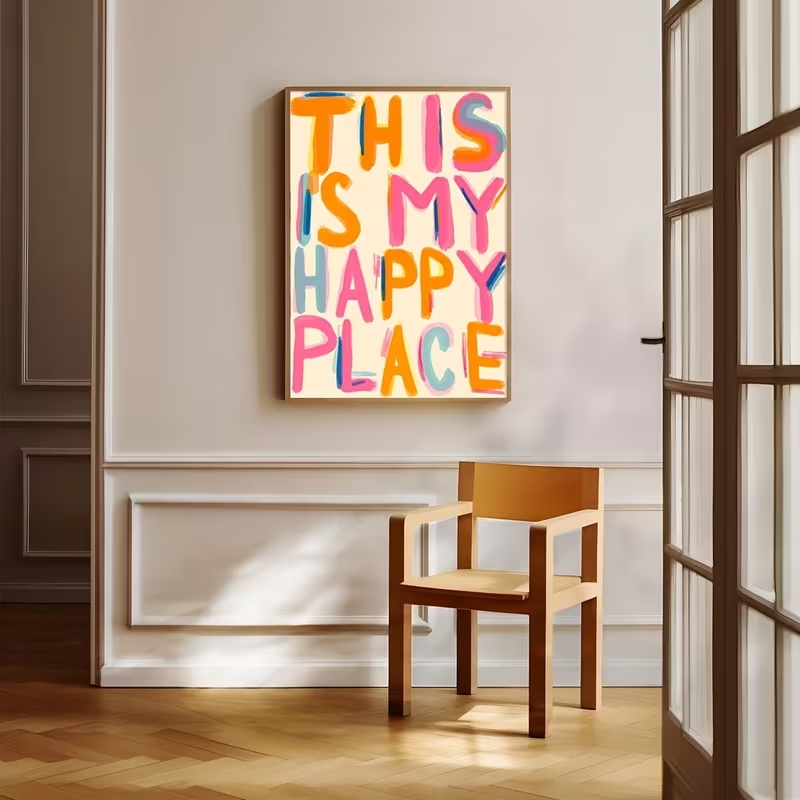 Modern This Is My Happy Place  - Home Decor Reviews ulasan dan harga