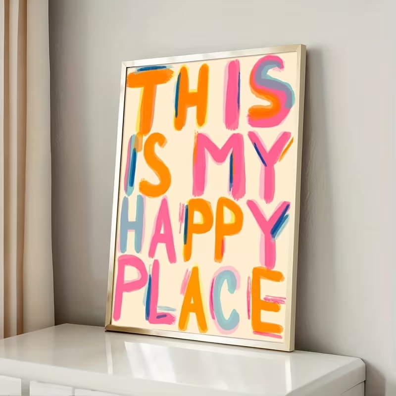 Modern This Is My Happy Place  - Home Decor Reviews ulasan dan harga
