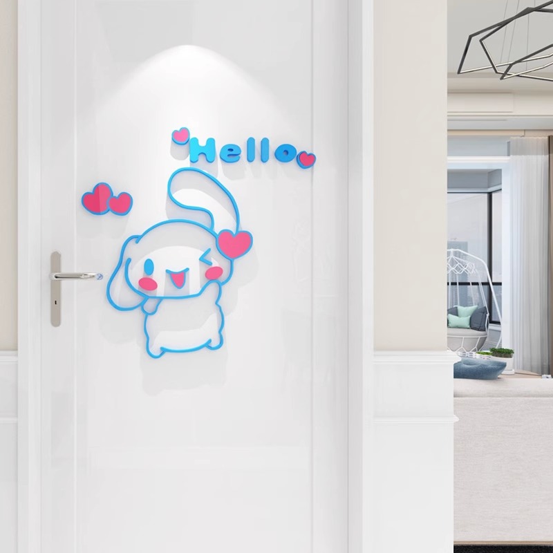 Sanrio Cinnamoroll 3D Acrylic  - Home Decor Kitchen ulasan dan harga