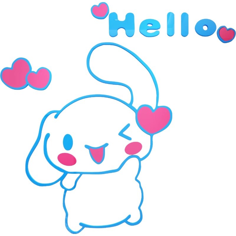 Sanrio Cinnamoroll 3D Acrylic  - Home Decor Kitchen ulasan dan harga