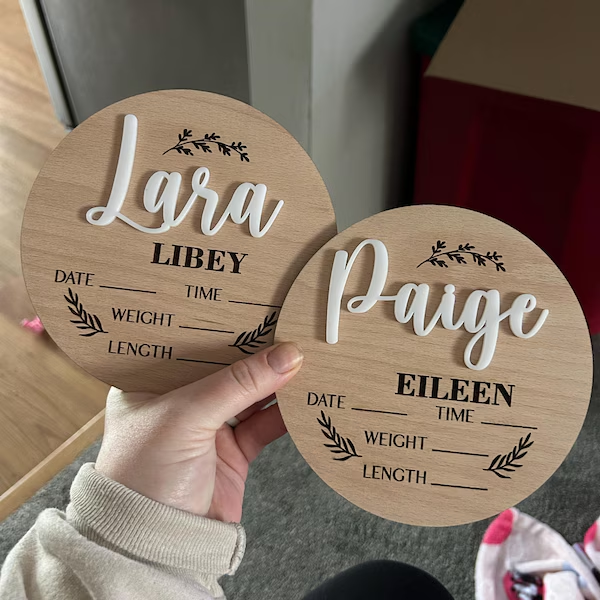 1Pc Custom Baby Announcement S - Home Decor For Wedding ulasan dan harga