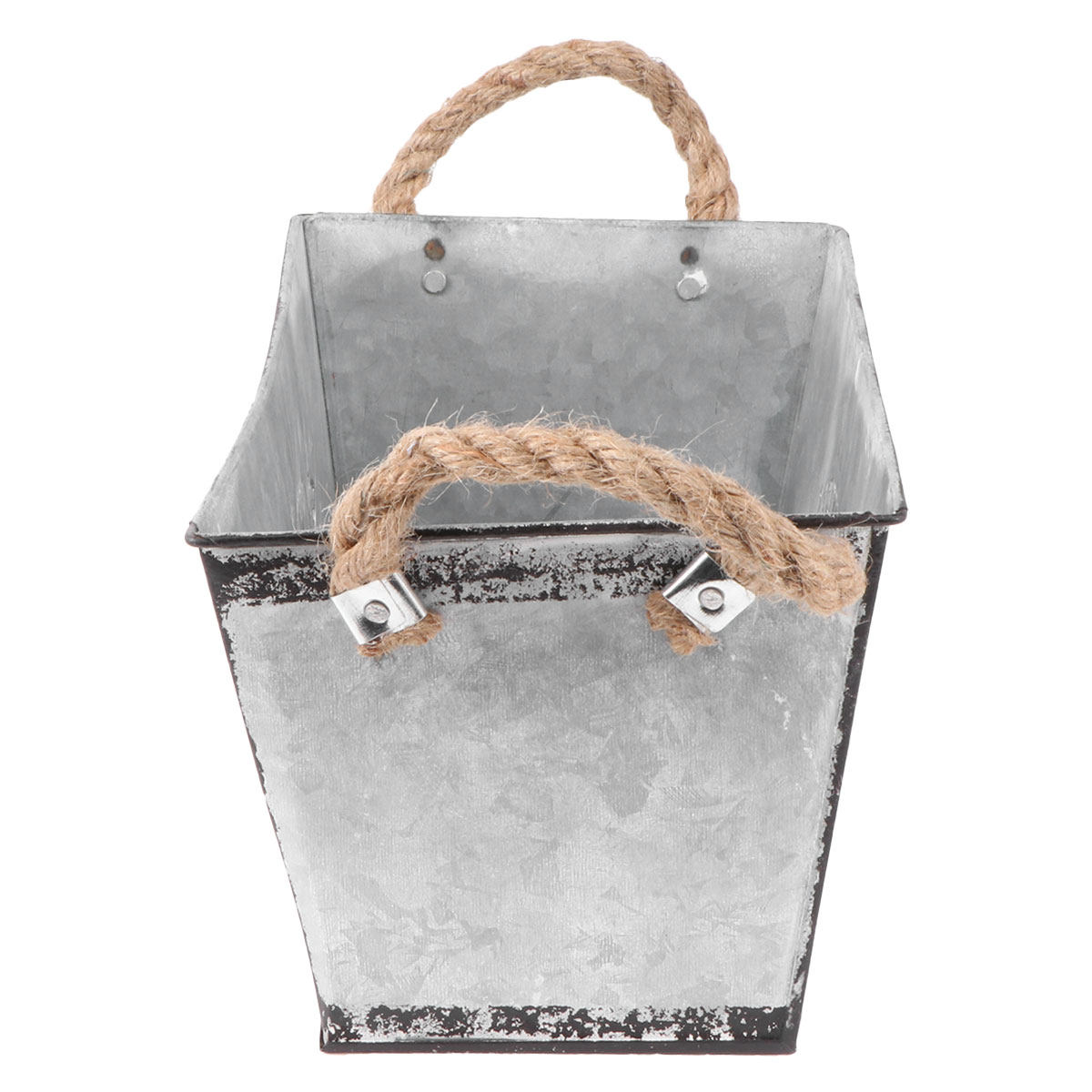 Simple Iron Rope Flower Bucket - Home Decor Shop ulasan dan harga