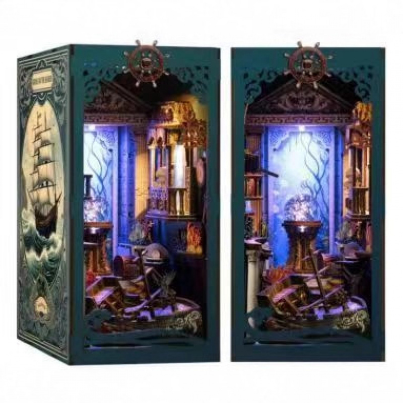 3D Wooden DIY Bookend Puzzle H - Home Decor Catalog ulasan dan harga