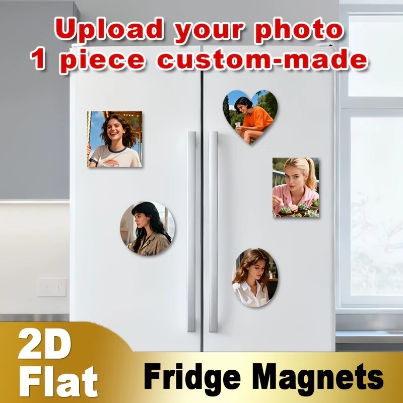 Custom Photo Fridge Magnet 2D  - Home Decor Kitchen ulasan dan harga