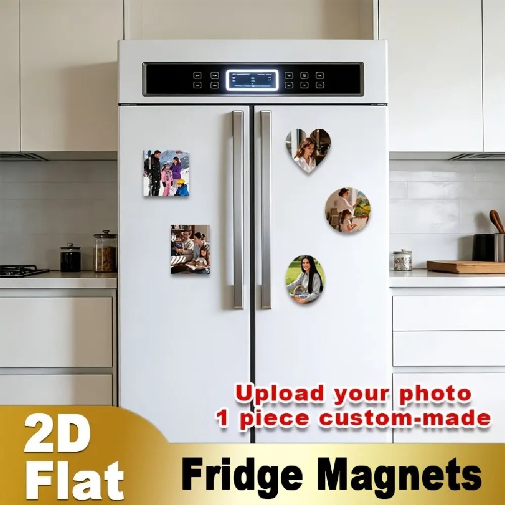 Custom Photo Fridge Magnet 2D  - Home Decor Kitchen ulasan dan harga