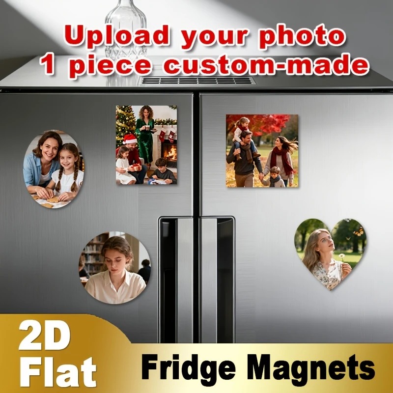 Custom Photo Fridge Magnet 2D  - Home Decor Kitchen ulasan dan harga