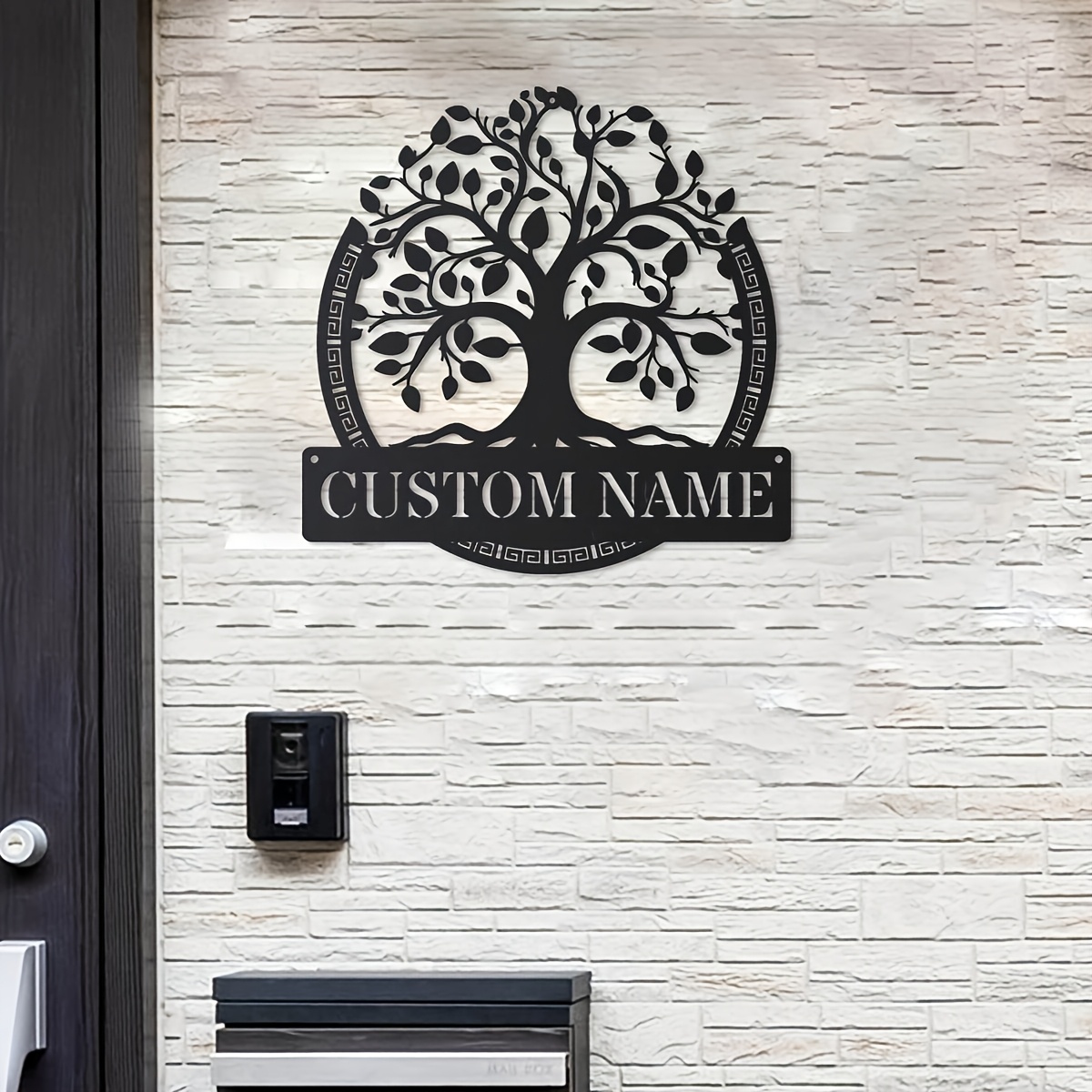 Custom Metal Wall Art of The T - Geometric Wall Art ulasan dan harga