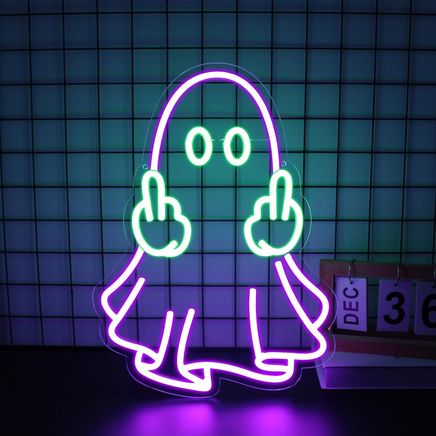 Ghost Neon Sign USB Powered LE - Home Decor Shop ulasan dan harga