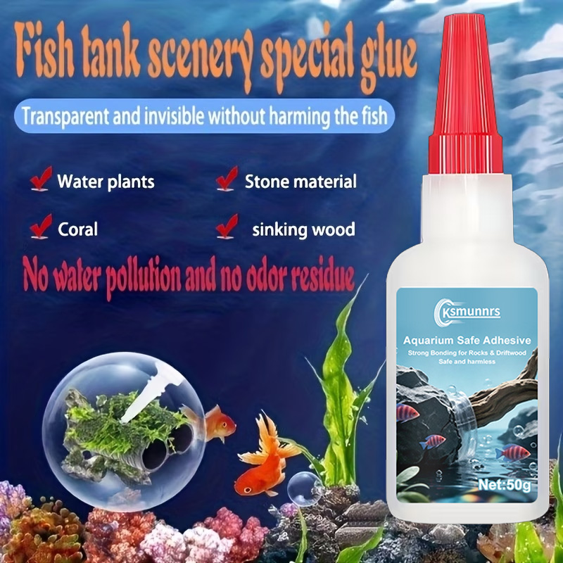 Aquarium Landscape Glue, Quick - Terrarium Glass Bottle ulasan dan harga