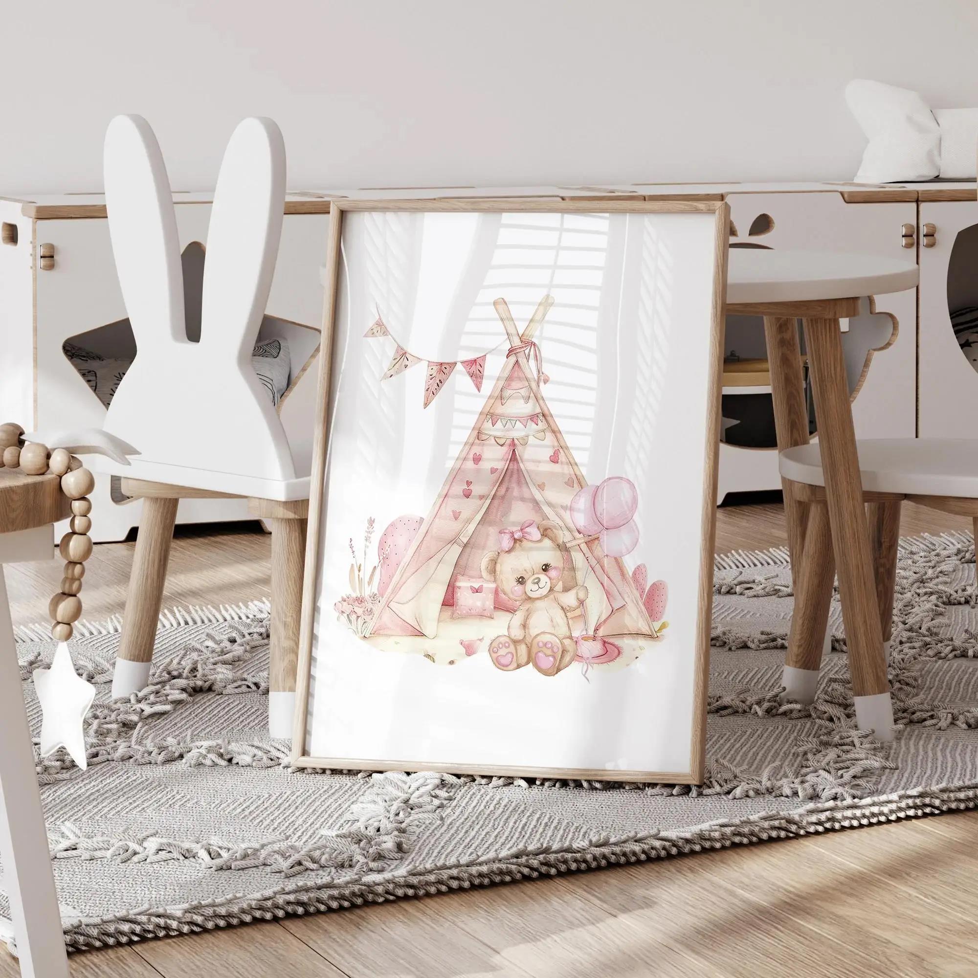 Pink Dream Bear Carousel Tent  - Home Decor Reviews ulasan dan harga