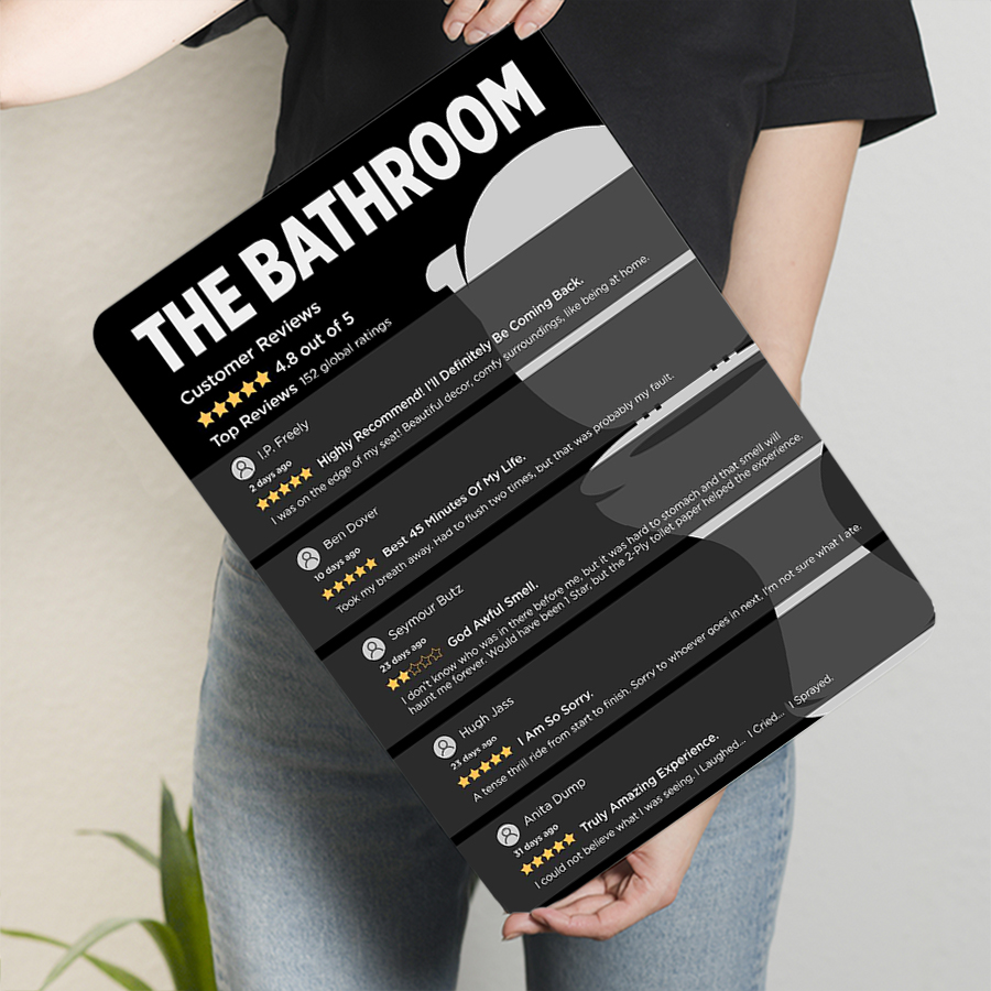 Funny Bathroom Customer Review - Review Home Decor ulasan dan harga