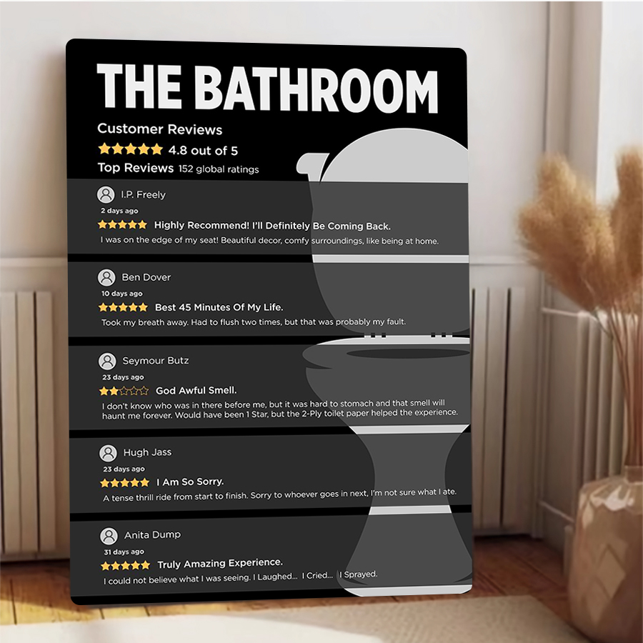Funny Bathroom Customer Review - Review Home Decor ulasan dan harga