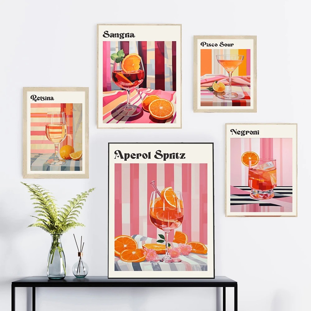Cartoon Fruit Juice Aperol Spr - Home Decor Shop ulasan dan harga