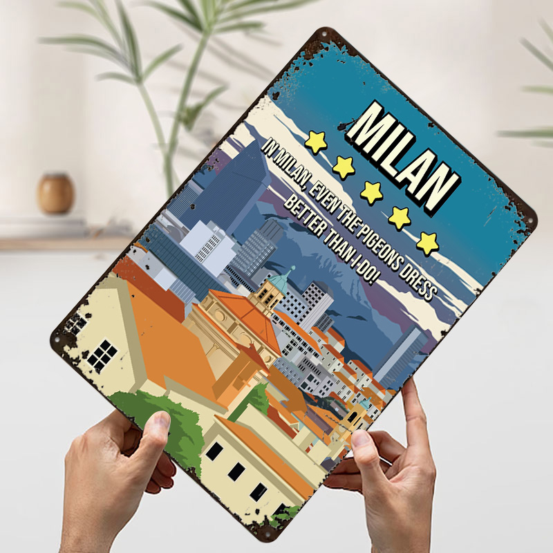 Milan Funny Review Cityscape T - Review Home Decor ulasan dan harga