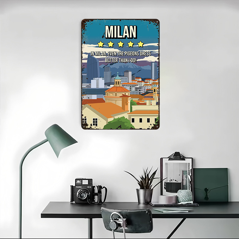 Milan Funny Review Cityscape T - Review Home Decor ulasan dan harga