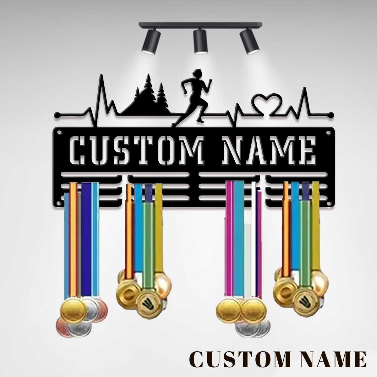 Custom Marathon Sports Metal M - Home Decor For Wedding ulasan dan harga