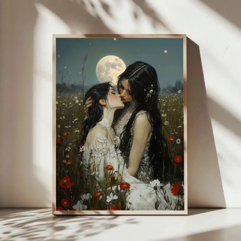 Victorian Lesbian Gothic Poste - Home Decor Gothic ulasan dan harga