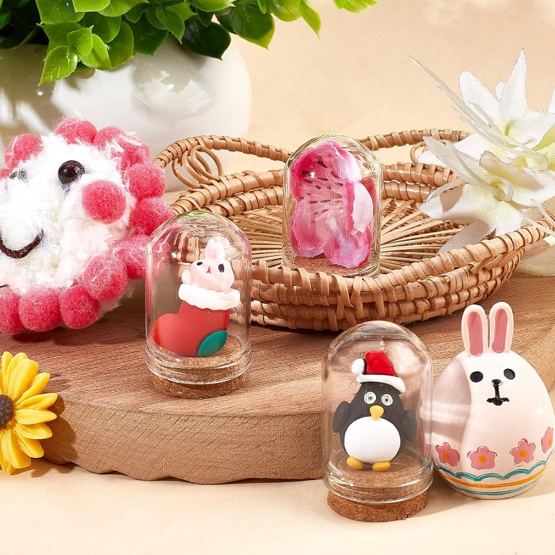 20 Sets Glass Cloche Dome Mini - Terrarium Glass Bottle ulasan dan harga