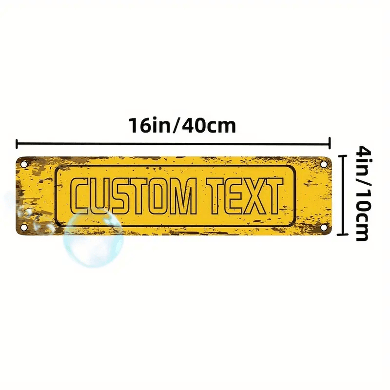 Custom Vintage metal Wall Sign - Home Decor Kitchen ulasan dan harga