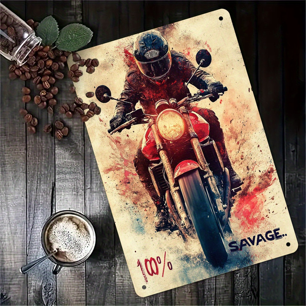 Vintage-Inspired Metal Wall Ar - Home Decor Shop ulasan dan harga