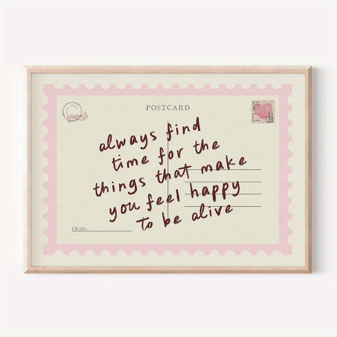 Retro Postcards That Encourage - Home Decor Reviews ulasan dan harga