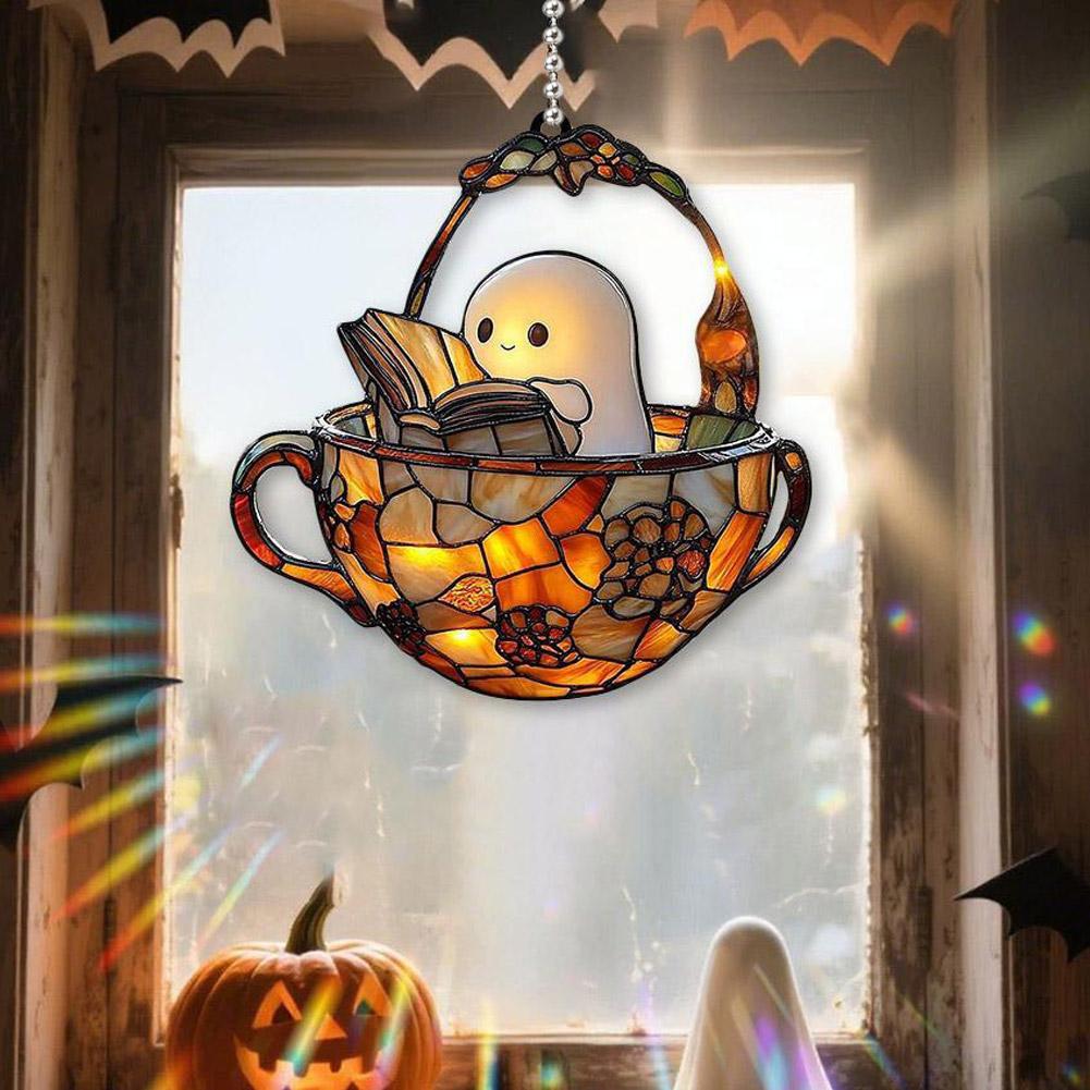 2D Flat Acrylic Halloween Ghos - Home Decor Catalog ulasan dan harga