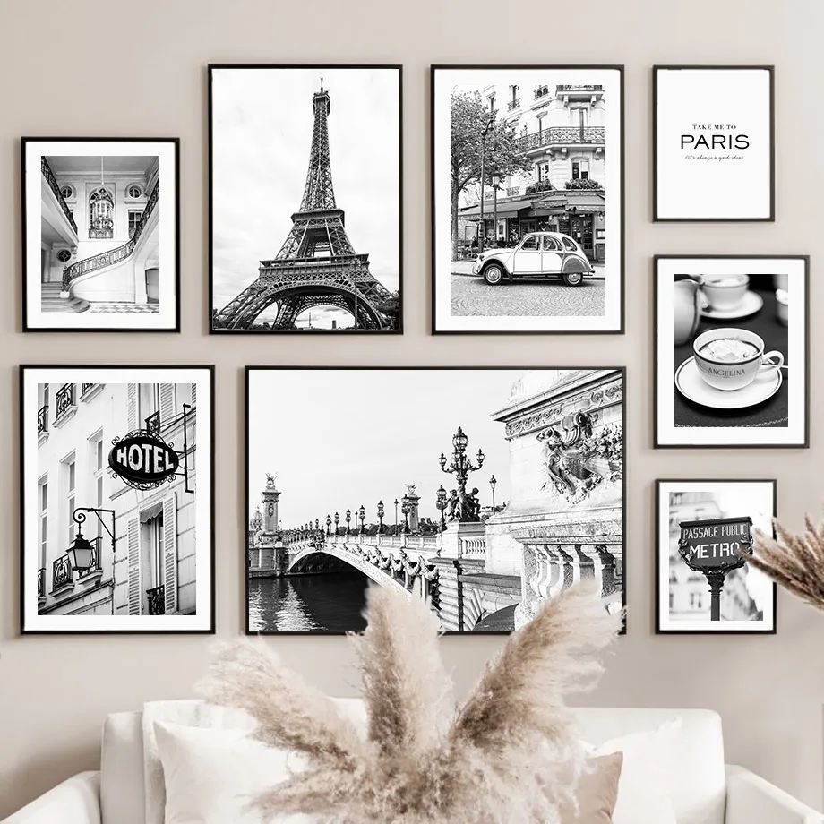Wall Art Canvas Painting Black - Geometric Wall Art ulasan dan harga