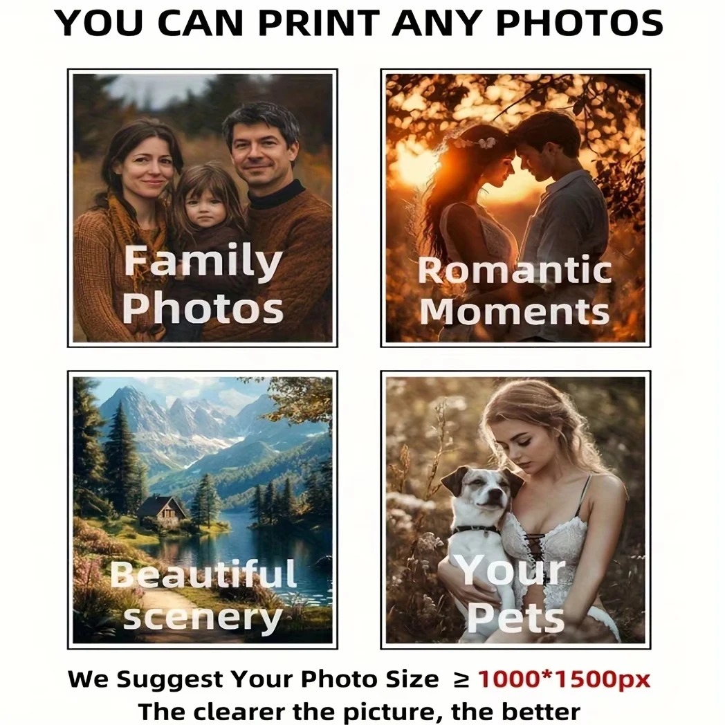 Personalized Photo Canvas, Cus - Home Decor For Wedding ulasan dan harga