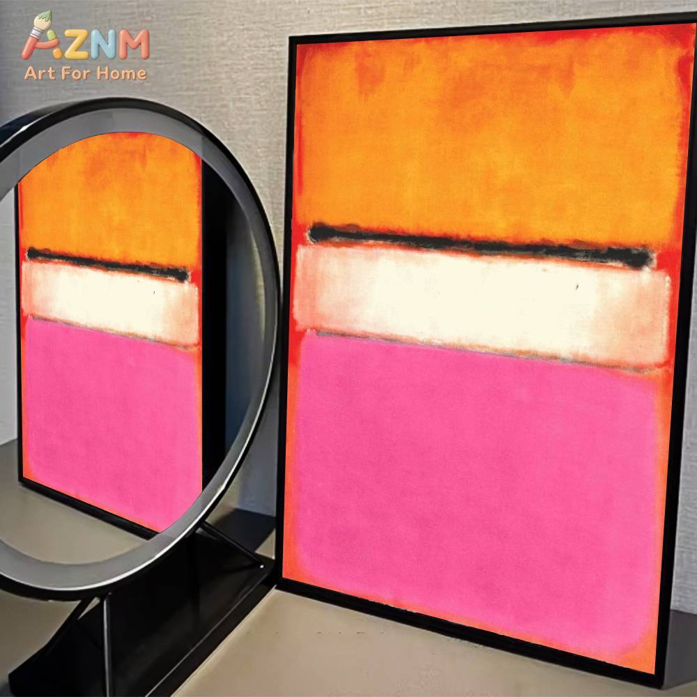 AZNM Mark Rothko Style Color B - Geometric Wall Art ulasan dan harga