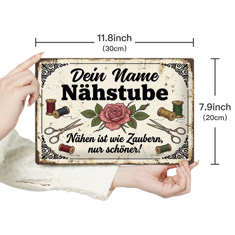 2D Flat Tudor Custom German Me - Home Decor Shop ulasan dan harga